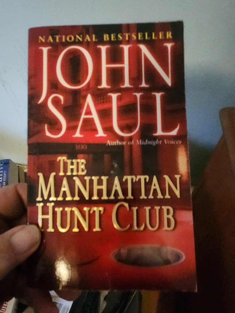 John Saul "The Manhattan Hunt Club" -  Paperback Thriller